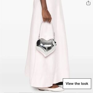 Simon Miller Metallic Heart Wristlet